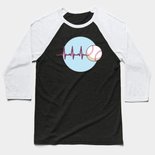 Baseball Softball Sport Heartbeat Baseball T-Shirt